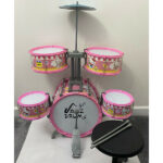 Hello Kitty Kids Jazz Drum Set Musical Instrument Playset Learning Toy