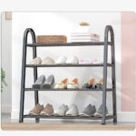Shoe Rack With 4 Layers of Storage and Contemporary Design