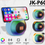 JK-P60 Portable Hi-Fi Bluetooth Speaker with Dynamic RGB LED Lights and Powerful Bass