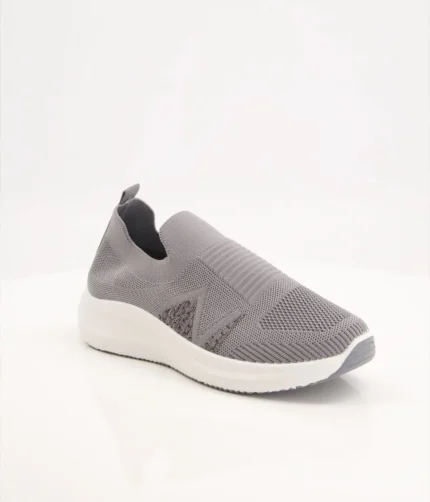 Black Camel Slip on Shoes - 8511  ( (8511) - Skecher - 40-45) - Grey