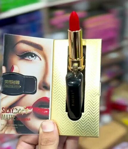 High Pigment Beautiful Smooth Lipstick , Smooth Texture, Glossy Finish With Box (Random Color)