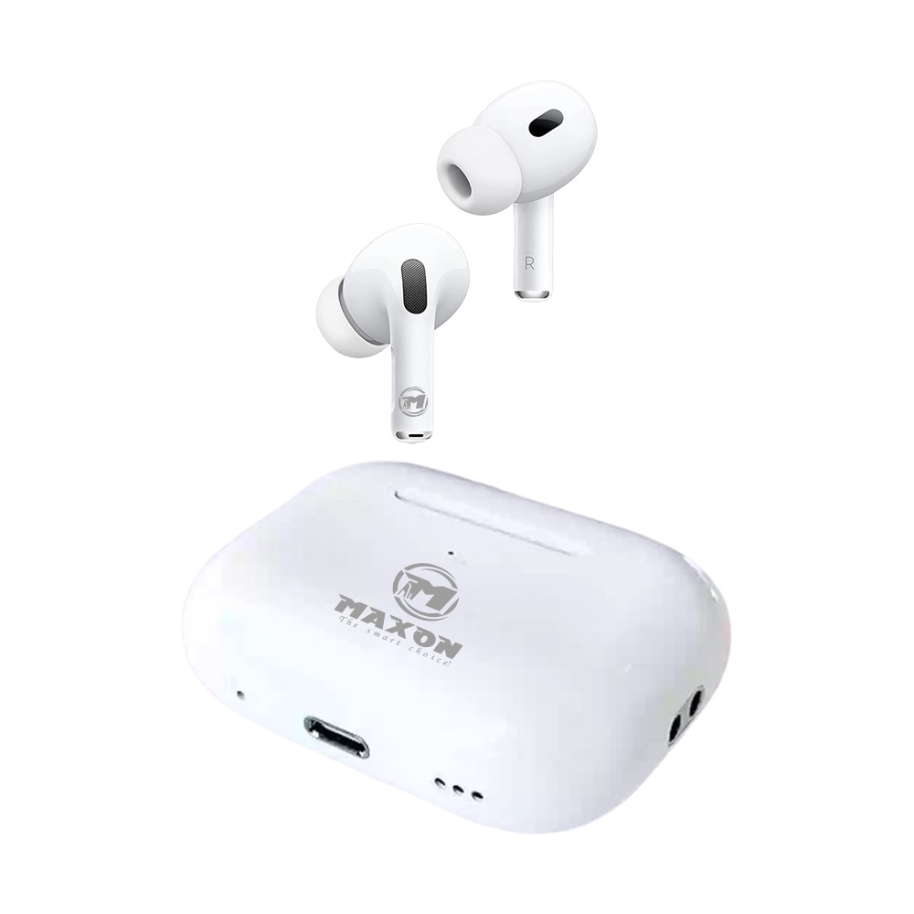 Maxon Pro 04 Generation 02 Wireless Earbuds | Airpods | Wireless Earbuds - White Color | Best Quality Earbuds