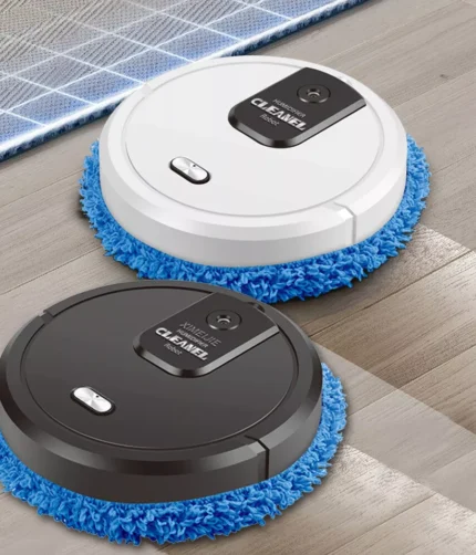 3 In 1 Electric Sweeper Floor Mop Cordless Vacuum Robot With Wet Dry Mopping Smart Spray Mini Washing Cleaners For Home Cleaning (random color)