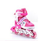 Adjustable Children Single Four-Wheel Roller Skates Skating Shoes