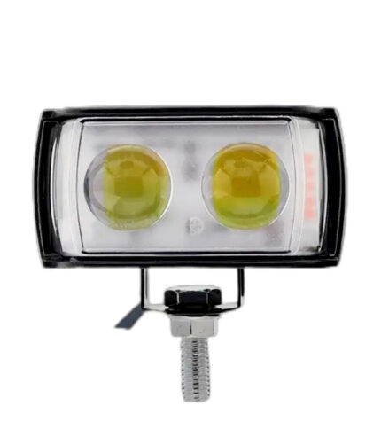 Universal Dual Lens LED Projector Fog Light – Multi-Color Mode for Motorcycles and Cars
